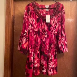 Catherine’s multi colored beaded neck